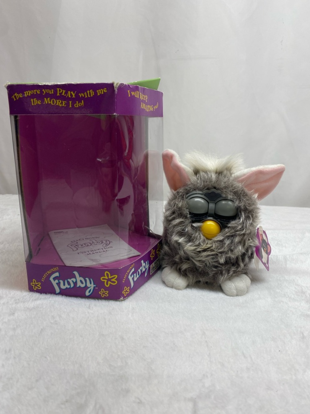 Vintage 1998 Furby, Used, Working, With Tags, Box And Instructions - Picture 8 of 8